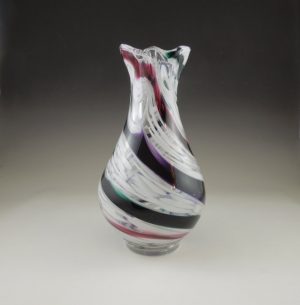 Hand Blown Glass Vase Etsy