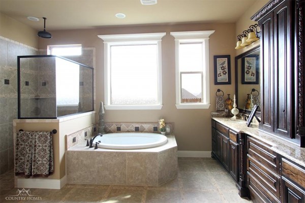 Master Bath by Our Country Homes